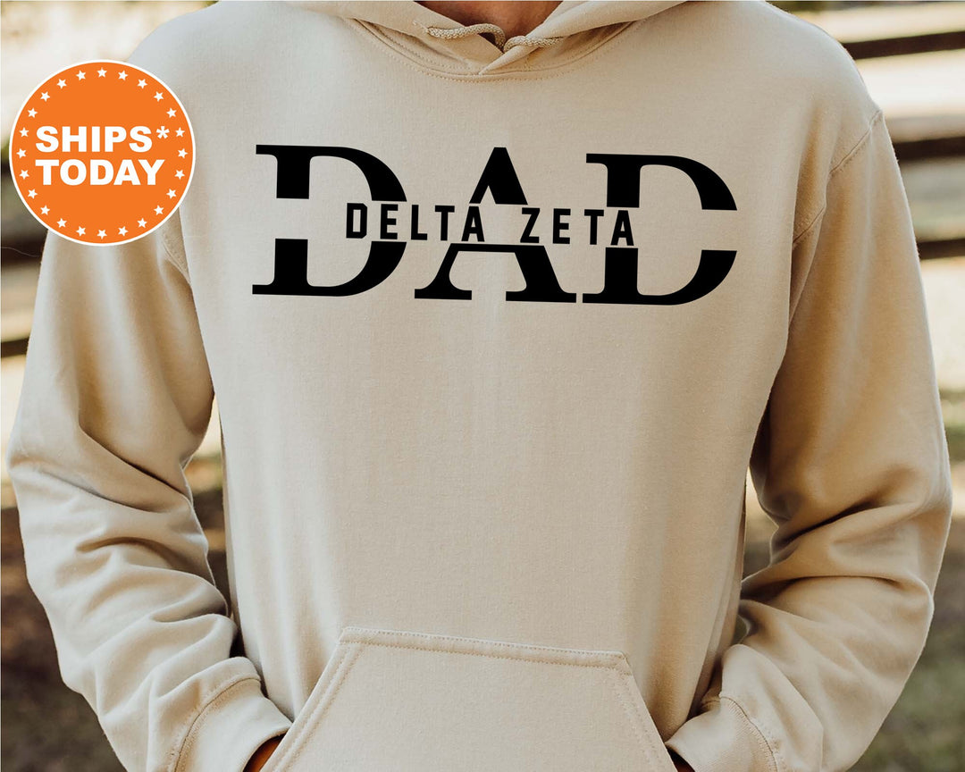 Delta Zeta Proud Dad Sorority Sweatshirt | Dee Zee Dad Hoodie | Greek Apparel | Delta Zeta Sorority Dad Sweatshirt | Gift For Dad _ 8047g