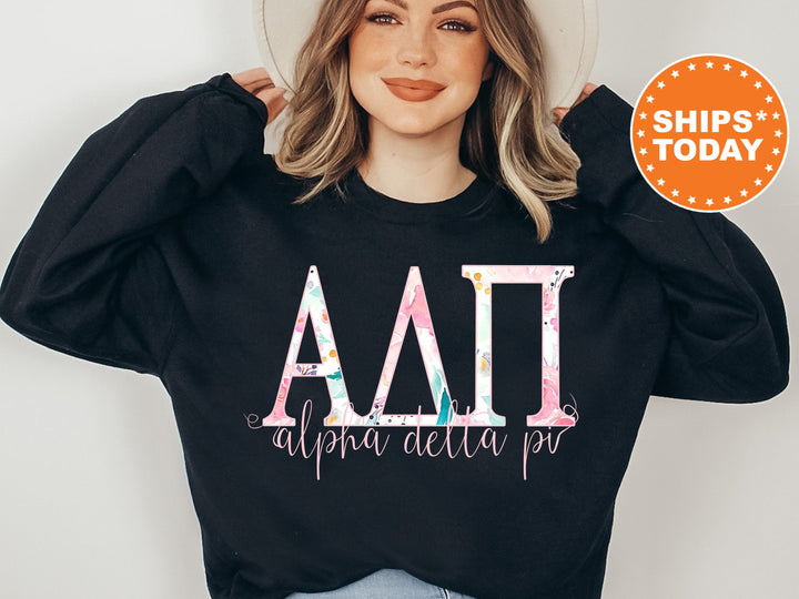 Alpha Delta Pi Simply Paisley Sorority Sweatshirt | Alpha Delta Pi Sweatshirt | Greek Letters | Big Little Gifts | ADPi Sorority Crewneck