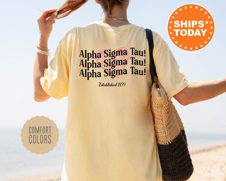 Alpha Sigma Tau Balloon Bliss Sorority T-Shirt | Sorority Gifts | Big Little Shirt | AST Comfort Colors Shirt _ 13691g