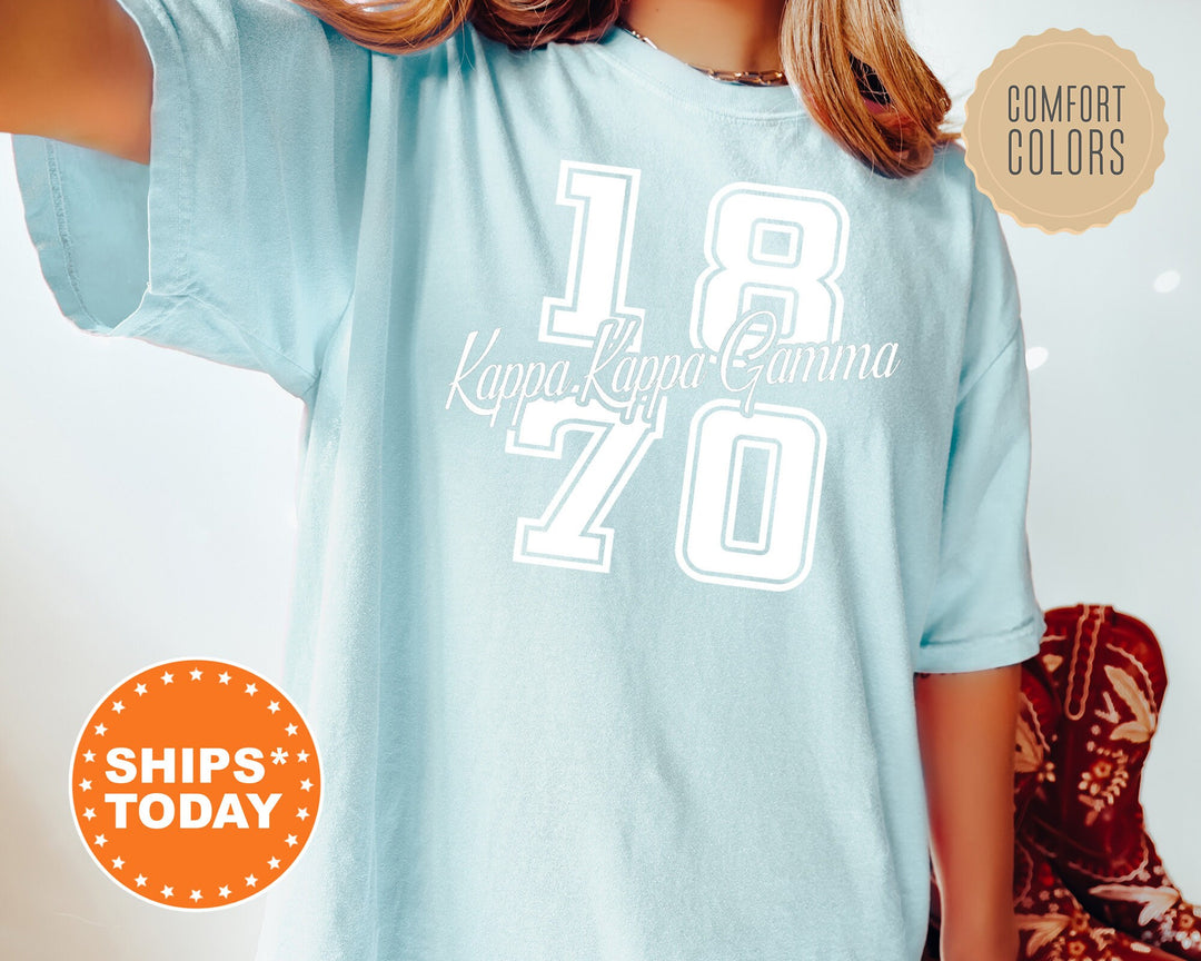 Kappa Kappa Gamma Big Year Sorority T-Shirt | Kappa Kappa Gamma Shirt | Big Little Sorority Gifts | Greek Apparel | Comfort Colors Tee _ 7245g