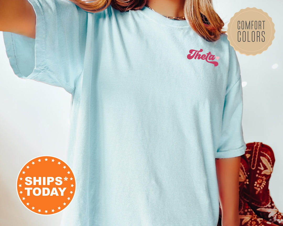 Kappa Alpha Theta Heart Haven Sorority T-Shirt | Sorority Merch | Big Little Gift | Theta Comfort Colors Shirt | Sorority Gift _ 13543g