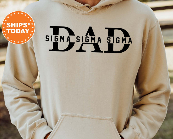 Sigma Sigma Sigma Proud Dad Sorority Sweatshirt | Tri Sigma Dad Hoodie | Greek Apparel | Sorority Dad Sweatshirt | Gift For Dad _ 8057g