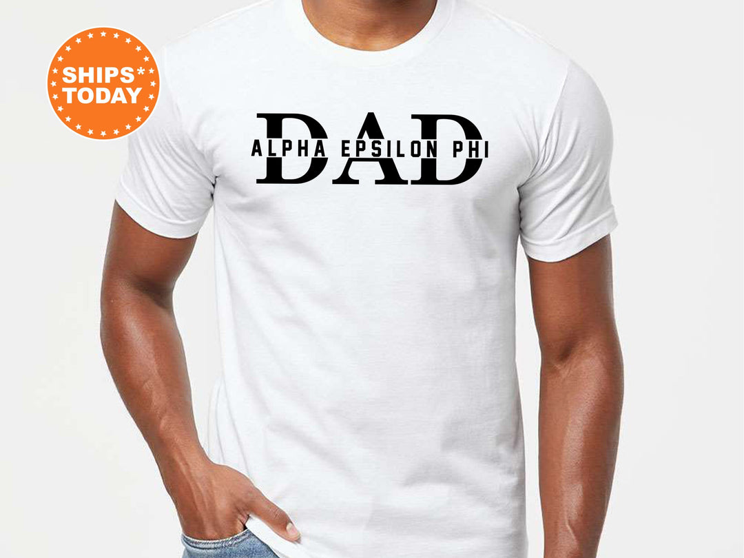 Alpha Epsilon Phi Proud Dad Sorority T-Shirt | AEPHI Dad Comfort Colors Shirt | Sorority Gifts | Sorority Dad Shirt | Gift For Dad _ 8036g