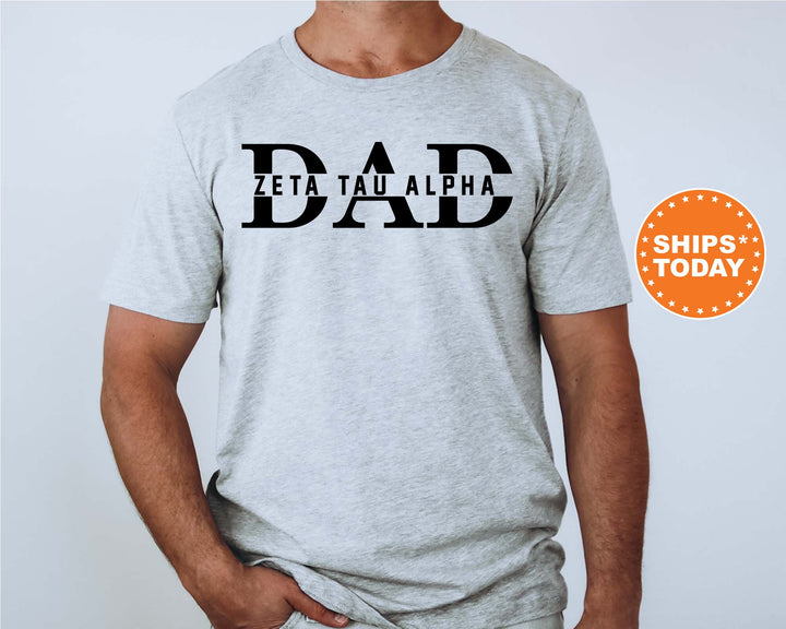 Zeta Tau Alpha Proud Dad Sorority T-Shirt | ZETA Dad Comfort Colors Shirt | Sorority Gift | ZETA Sorority Dad Shirt | Gift For Dad _ 8059g