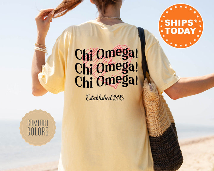 Chi Omega Balloon Bliss Sorority T-Shirt | Sorority Merch | Big Little Reveal Shirt | Chi O Comfort Colors Shirt _ 13693g