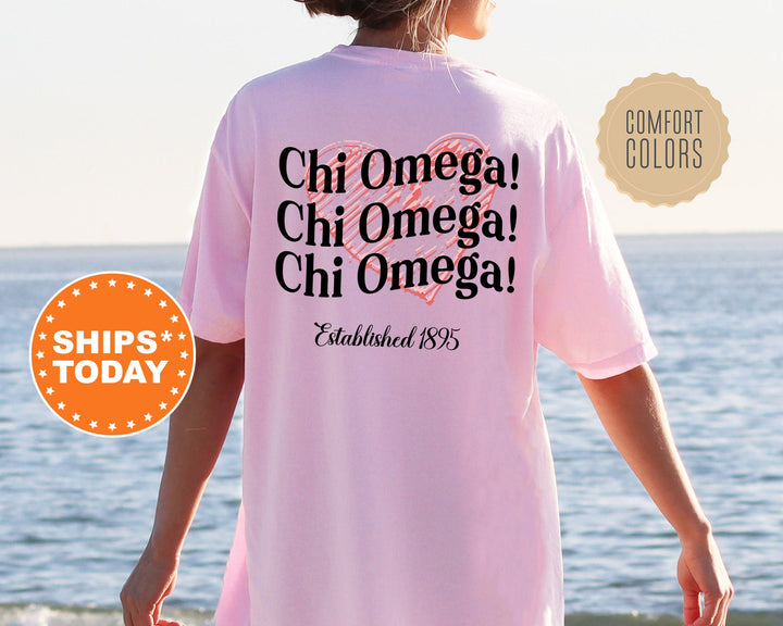 Chi Omega Balloon Bliss Sorority T-Shirt | Sorority Merch | Big Little Reveal Shirt | Chi O Comfort Colors Shirt _ 13693g