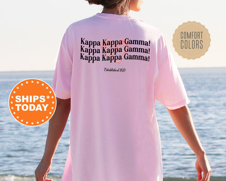 Kappa Kappa Gamma Balloon Bliss Sorority T-Shirt | Sorority Gifts | Big Little Shirt | Kappa Comfort Colors Shirt _ 13701g