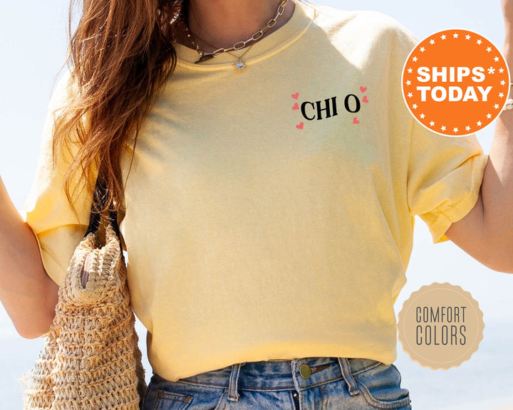 Chi Omega Balloon Bliss Sorority T-Shirt | Sorority Merch | Big Little Reveal Shirt | Chi O Comfort Colors Shirt _ 13693g