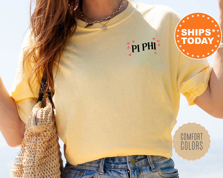 Pi Beta Phi Balloon Bliss Sorority T-Shirt | Sorority Gifts | Big Little Reveal Shirt | Pi Phi Comfort Colors Shirt _ 13704g