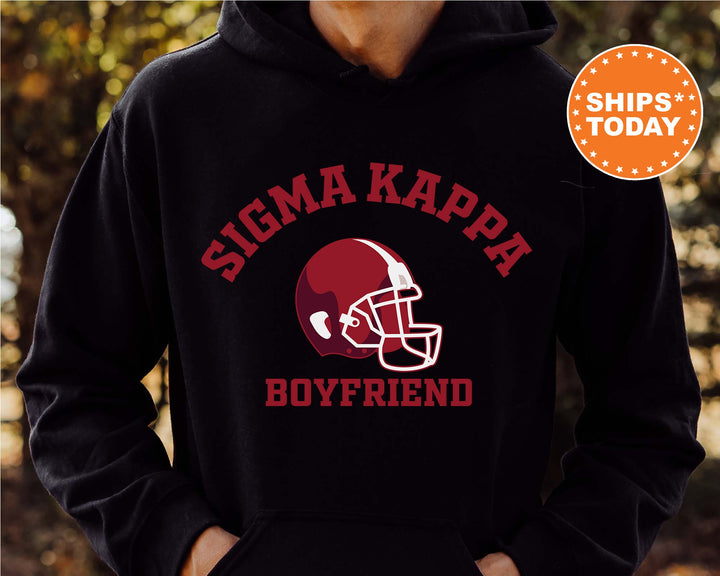 Sigma Kappa Gameday Boyfriend Sorority Sweatshirt | Sig Kap Boyfriend Sweatshirt | College Gameday Sweatshirt | Gifts For Boyfriend _ 8212g