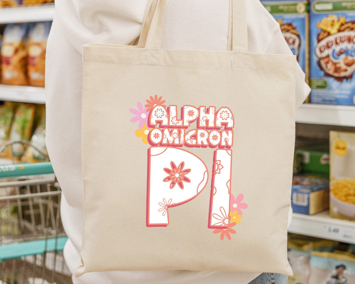 Alpha Omicron Pi LilyLovely Sorority Tote Bag | Alpha O Sorority Bag | AOPI Tote Bag | Big Little Gift | Bid Day | Sorority Gifts _ 15031g