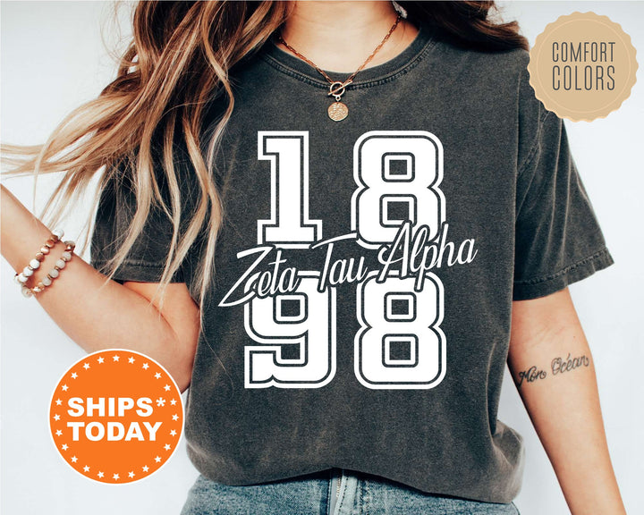Zeta Tau Alpha Big Year Sorority T-Shirt | Zeta Tau Alpha Shirt | Zeta  Sorority Shirt | Big Little Reveal Gift | Comfort Colors Tee _ 7253g