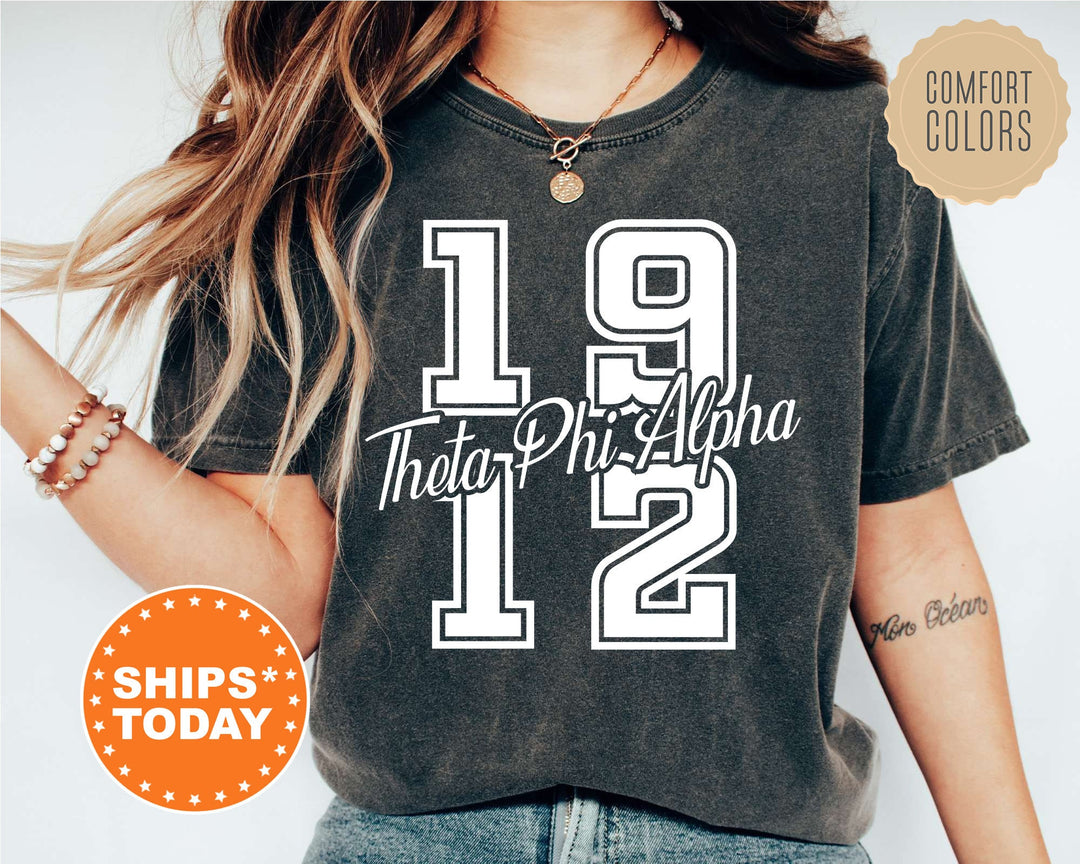 Theta Phi Alpha Big Year Sorority T-Shirt | Theta Phi Alpha Shirt | Big Little Shirt | Greek Apparel | Bid Day Gift | Comfort Colors Tee _ 7252g