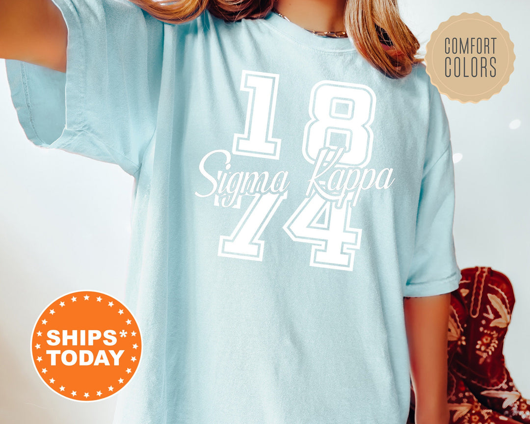 Sigma Kappa Big Year Sorority T-Shirt | Sigma Kappa Shirt | Big Little Reveal | Sorority Apparel | Sorority Merch | Comfort Colors Tee _ 7250g