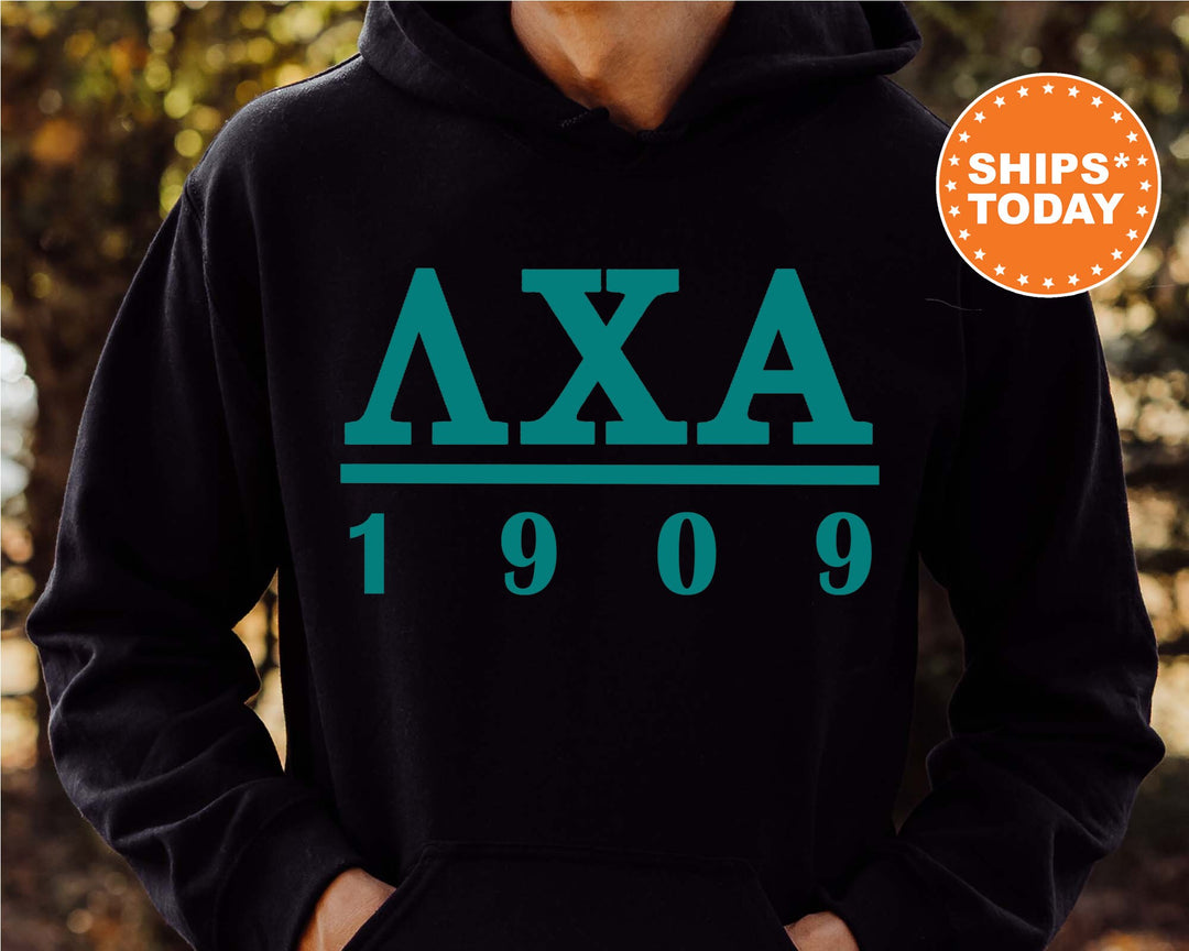 Lambda Chi Alpha Lettered Basic Fraternity Sweatshirt