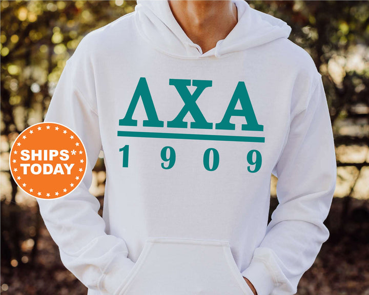 Lambda Chi Alpha Lettered Basic Fraternity Sweatshirt