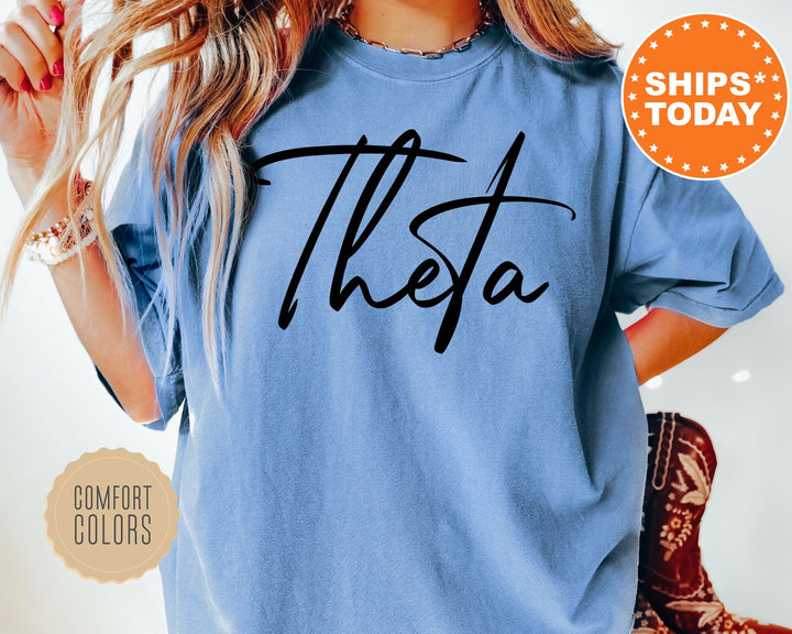 Kappa Alpha Theta Nickname Sorority T-Shirt | Theta Sorority Apparel | Big Little Reveal Shirt | Comfort Colors Shirt _ 7425g