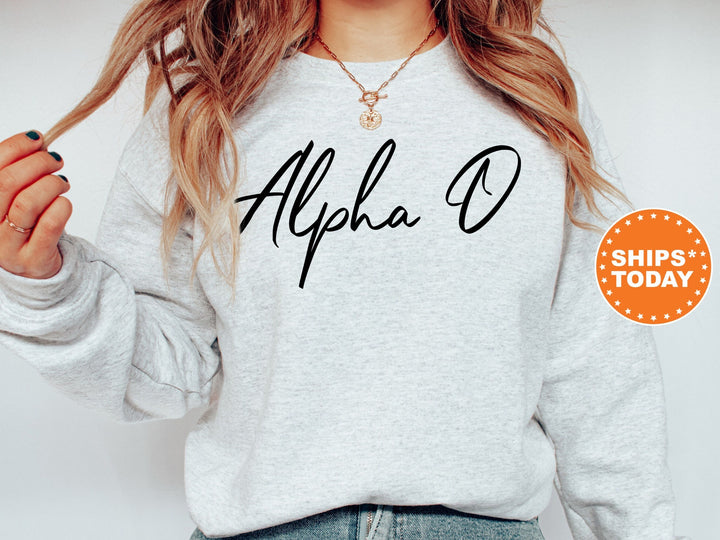 Alpha Omicron Pi Nickname Sorority Sweatshirt | Alpha O Sorority Apparel | Big Little Reveal | Sorority Gift | College Greek Apparel