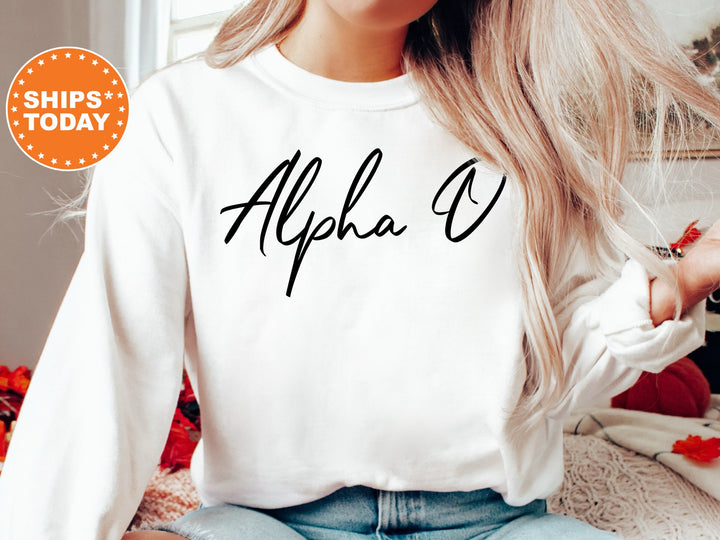 Alpha Omicron Pi Nickname Sorority Sweatshirt | Alpha O Sorority Apparel | Big Little Reveal | Sorority Gift | College Greek Apparel