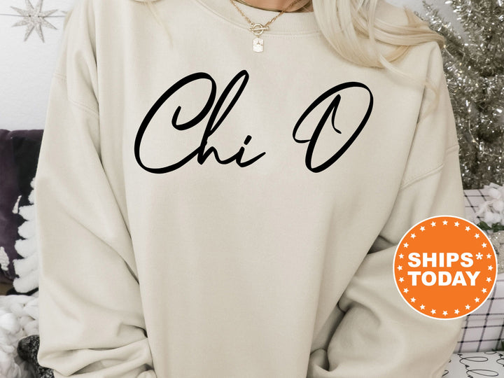 Chi Omega Nickname Sorority Sweatshirt | Chi Omega Sorority Apparel | Big Little Reveal | Chi O Sorority Merch | College Apparel 7419g