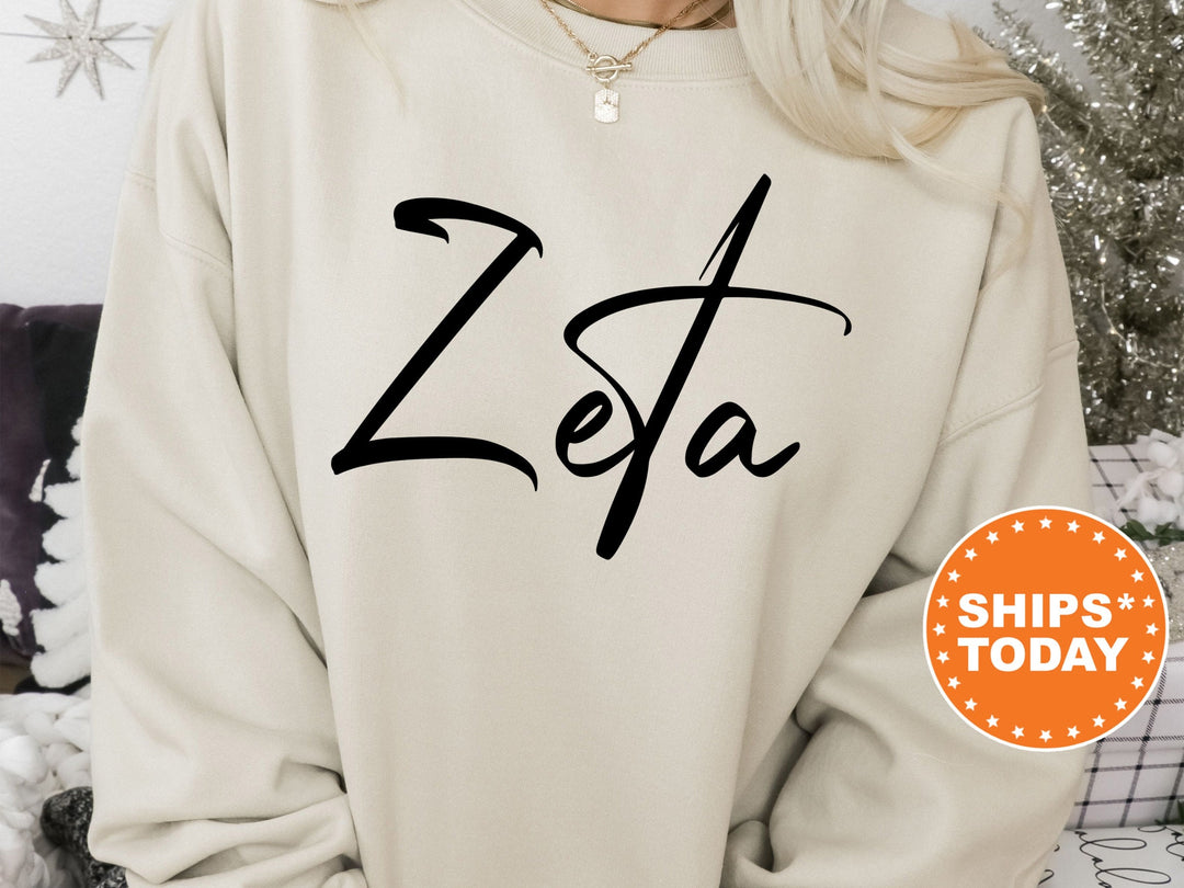 Zeta Tau Alpha Nickname Sorority Sweatshirt | Zeta Sorority Apparel | Big Little Reveal | Sorority Merch | College Greek Apparel