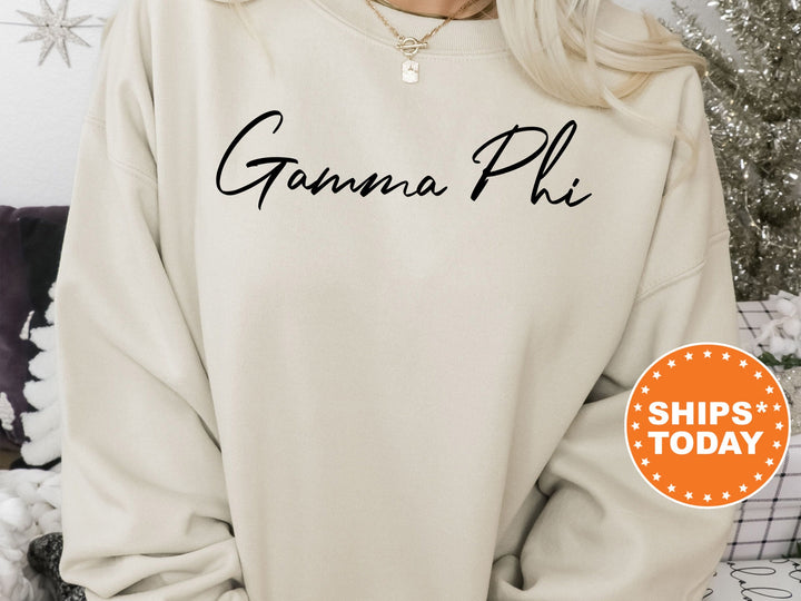 Gamma Phi Beta Nickname Sorority Sweatshirt | Gamma Phi Sorority Apparel | Big Little Reveal | Sorority Merch | College Apparel 7424g