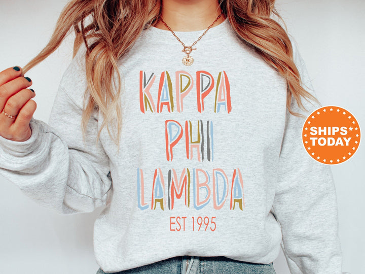 Kappa Phi Lambda Cooper Sorority Sweatshirt | Kappas Sorority Hoodie | Sorority Apparel | Big Little Reveal | College Greek Apparel _ 8671g