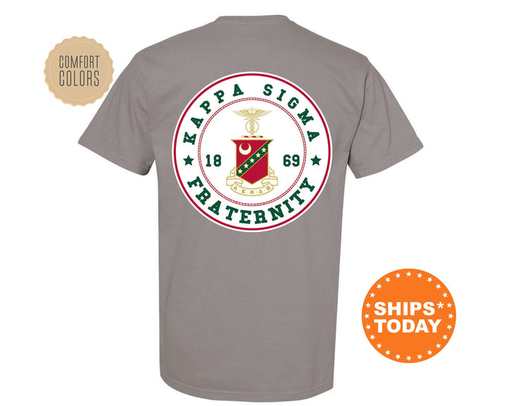 Kappa Sigma Proud Crests Fraternity T-Shirt | Kappa Sig Greek Apparel | Fraternity Crest | Fraternity Rush Shirt | Comfort Colors Tee _ 13960g