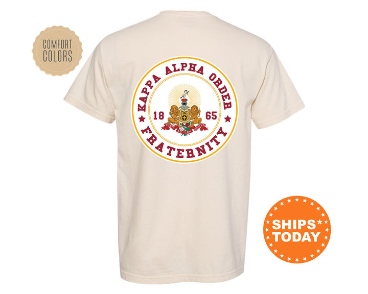 Kappa Alpha Order Proud Crests Fraternity T-Shirt | Kappa Alpha Shirt | Fraternity Crest | Fraternity Rush Shirt | Comfort Colors Tee _ 13959g