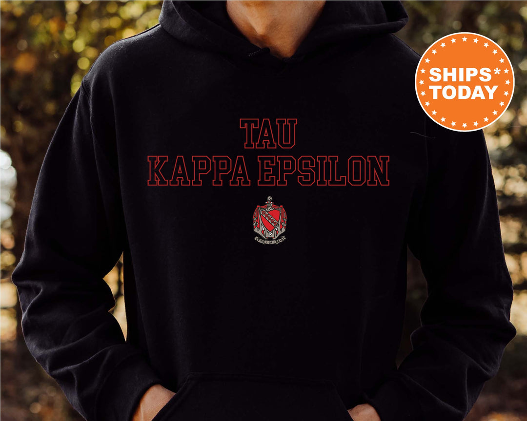 Tau Kappa Epsilon Iconic Tag Fraternity Sweatshirt | TKE Hoodie | College Greek Apparel | Bid Day Gift | TKE Crewneck Sweatshirt _ 11018g