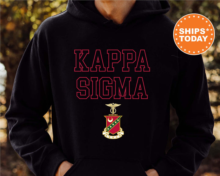 Kappa Sigma Iconic Tag Fraternity Sweatshirt | Kappa Sig Hoodie | College Greek Apparel | Bid Day Gift | Kappa Sig Crewneck _ 11002g
