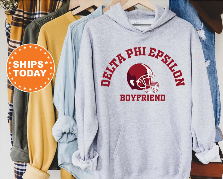 Delta Phi Epsilon Gameday Boyfriend Sorority Sweatshirt | DPHIE Boyfriend Sweatshirt | Gameday Sweatshirt | Gifts For Boyfriend _ 8202g