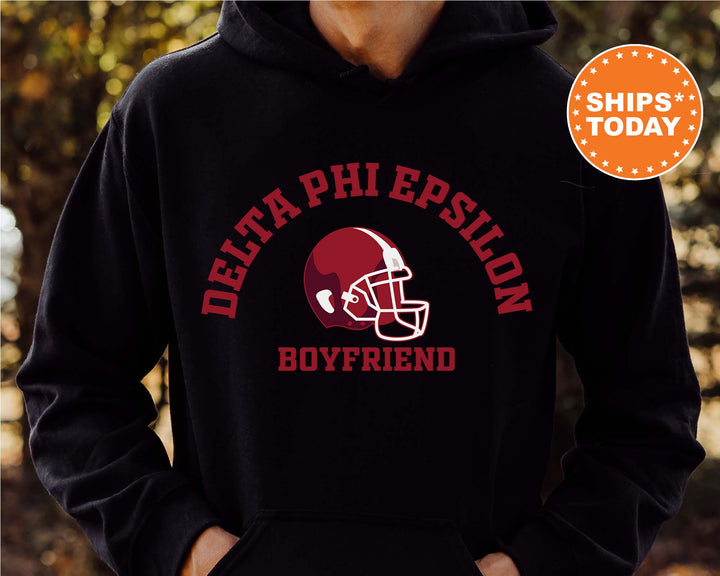 Delta Phi Epsilon Gameday Boyfriend Sorority Sweatshirt | DPHIE Boyfriend Sweatshirt | Gameday Sweatshirt | Gifts For Boyfriend _ 8202g
