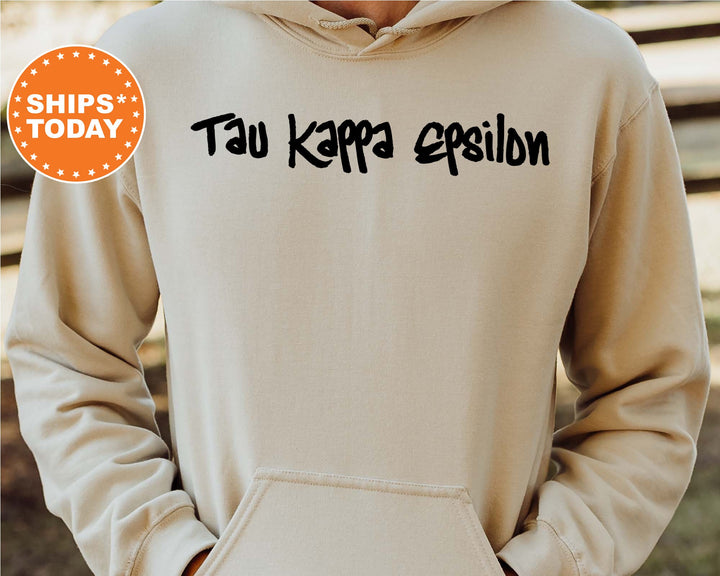 Tau Kappa Epsilon Painted Fraternity Sweatshirt | TKE Fraternity Apparel | Greek Life Sweatshirt | Fraternity Gift | College Apparel _ 6475g