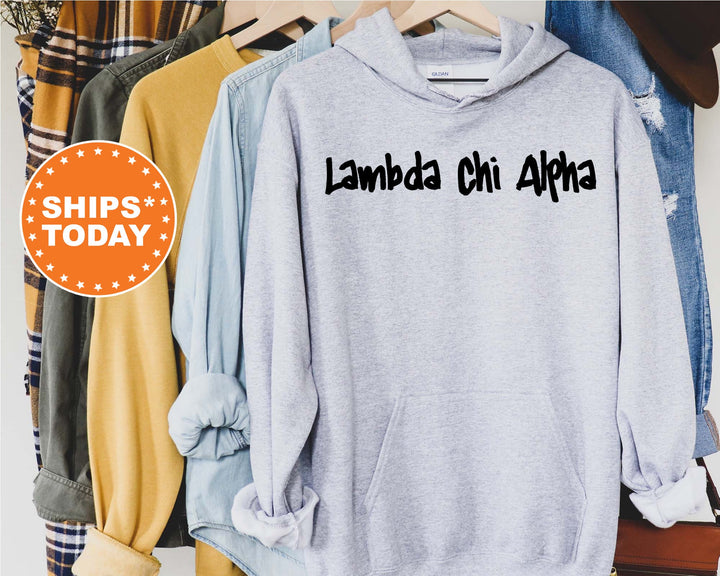 Lambda Chi Alpha Painted Fraternity Sweatshirt | Lambda Chi Apparel | Greek Life Sweatshirt | Fraternity Gift | College Apparel _ 6461g