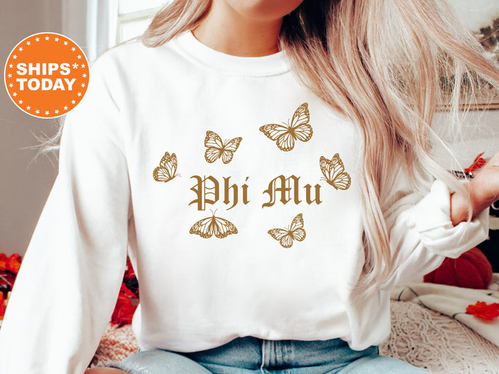 Phi Mu Goldie Sorority Sweatshirt | Phi Mu Sorority Merch | Big Little Reveal | Phi Mu Sorority Gifts | College Sweatshirt _ 9484g