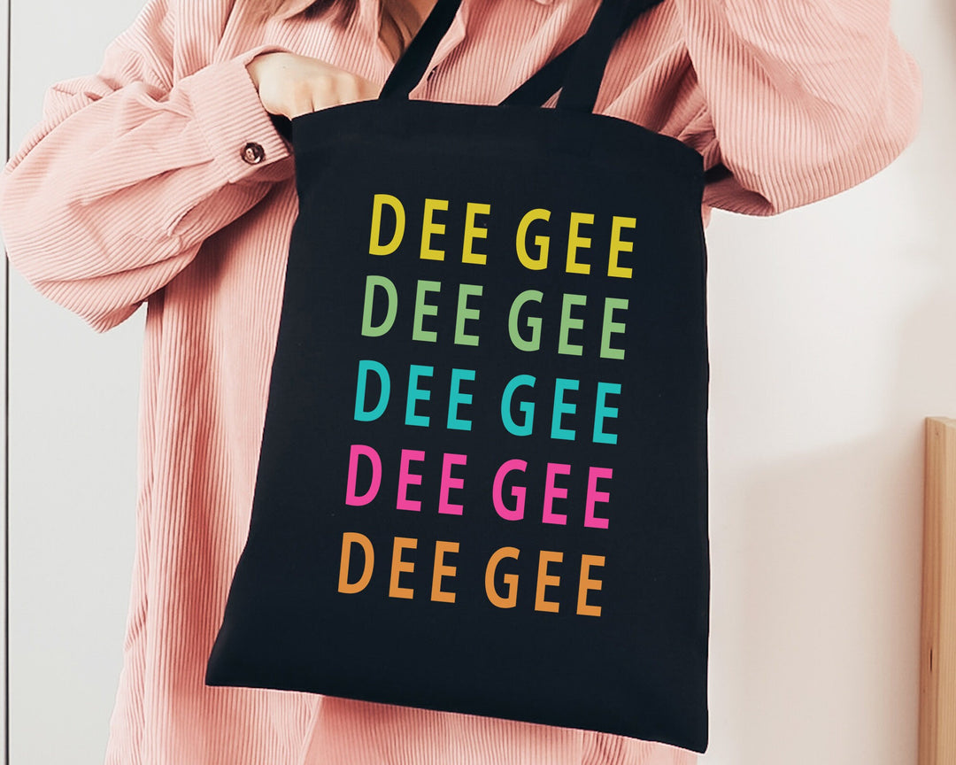 Delta Gamma Modern Colors Sorority Tote Bag | Delta Gamma Tote Bag | Dee Gee Sorority Beach Bag | Big Little Gifts | Sorority Merch _ 15246g