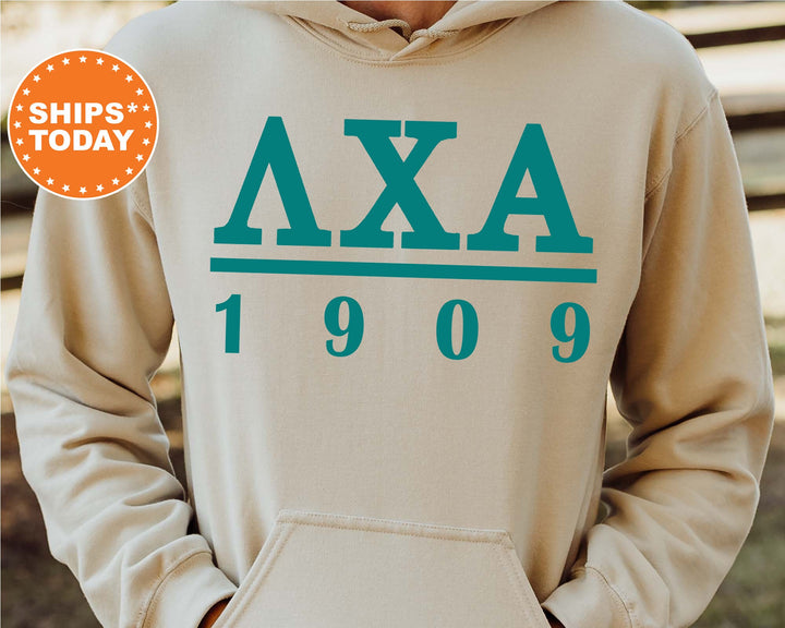 Lambda Chi Alpha Lettered Basic Fraternity Sweatshirt