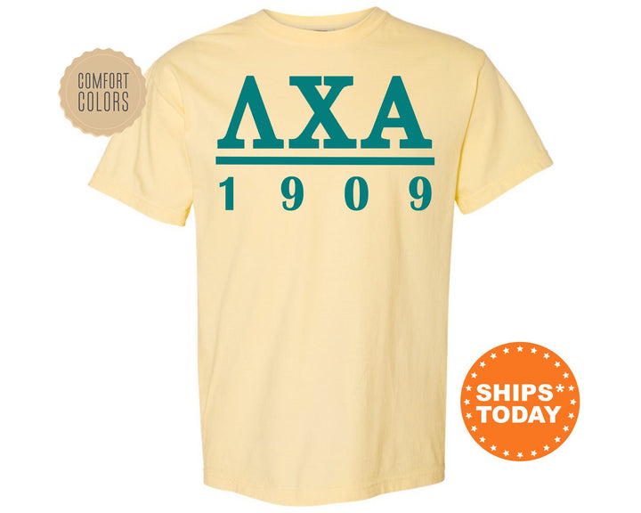 Lambda Chi Alpha Lettered Basic Fraternity T-Shirt