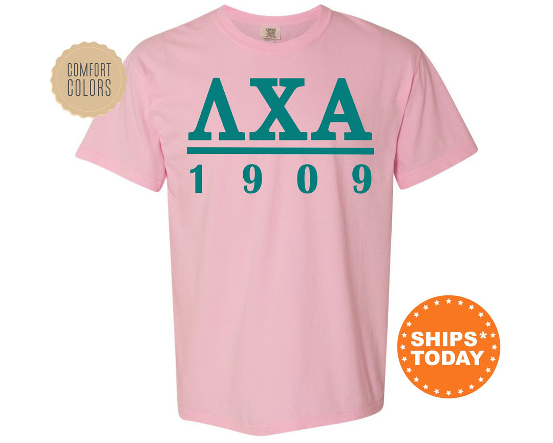 Lambda Chi Alpha Lettered Basic Fraternity T-Shirt