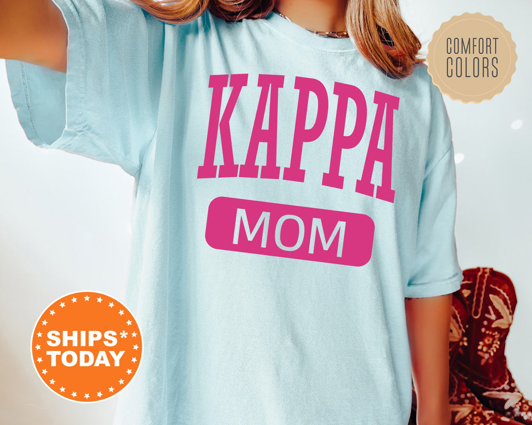 Kappa Kappa Gamma Proud Mom Sorority T-Shirt | Kappa Comfort Colors Tee | KAPPA Mom Shirt | Big Little Family Shirt | Mother's Day Gift _ 16267g