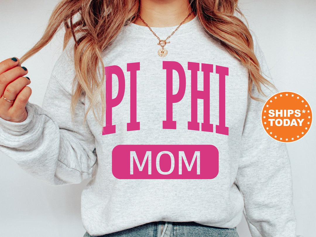 Pi Beta Phi Proud Mom Sorority Sweatshirt | Pi Phi Mom Sweatshirt | Pi Beta Phi Sorority Gifts | Big Little Family | Gifts For Sorority Mom 16270g