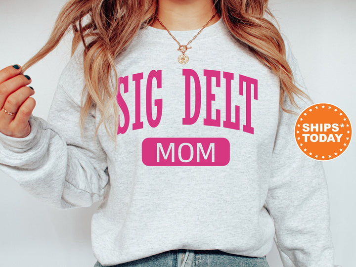 Sigma Delta Tau Proud Mom Sorority Sweatshirt | Sig Delt Mom Sweatshirt | Sorority Gifts | Big Little Family | Gifts For Sorority Mom