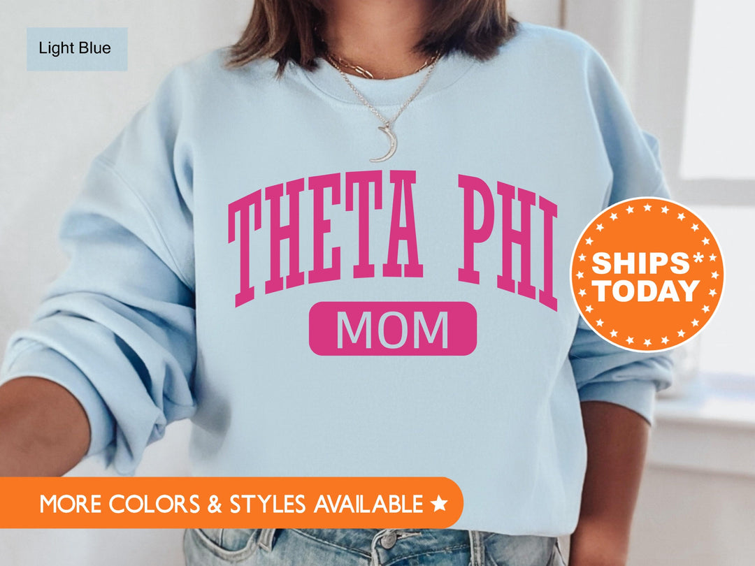 Theta Phi Alpha Proud Mom Sorority Sweatshirt | Theta Phi Mom Sweatshirt | Sorority Gifts | Big Little Family | Gifts For Sorority Mom