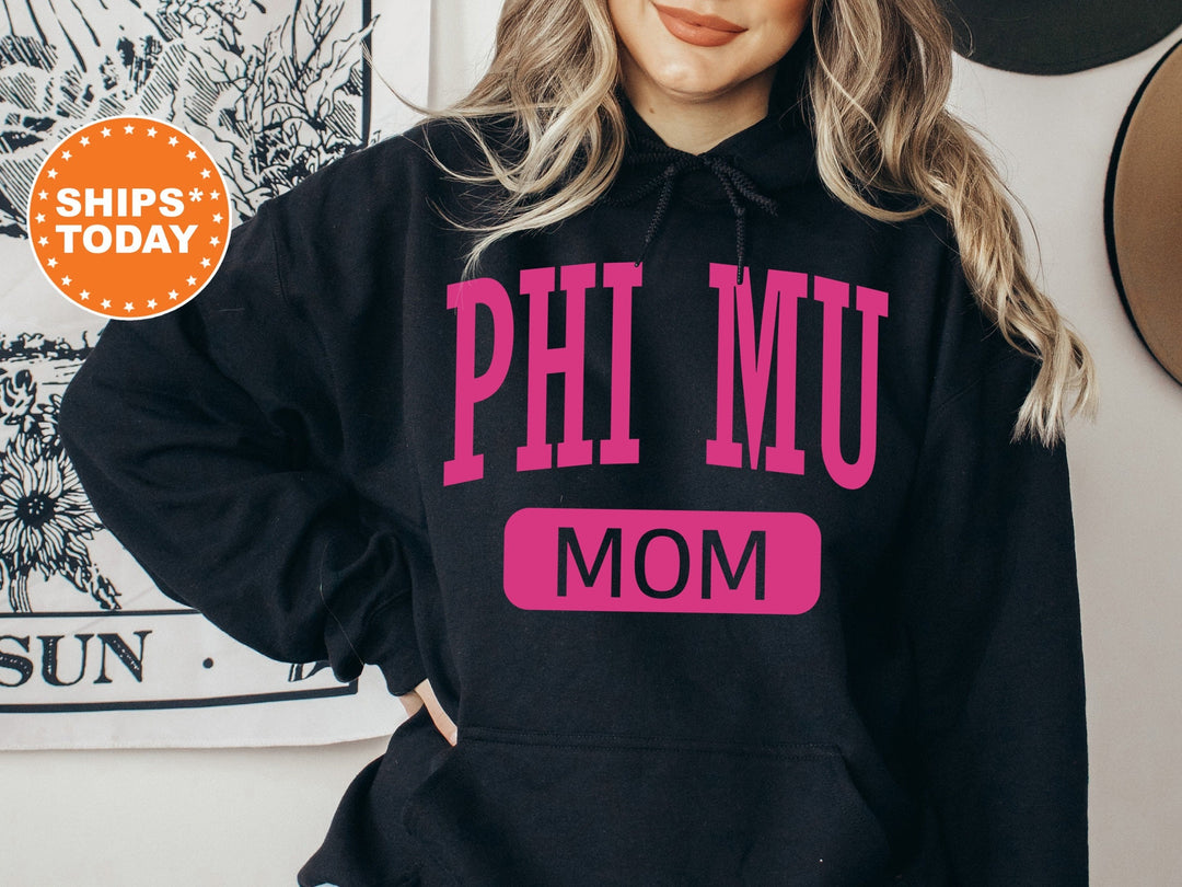 Phi Mu Proud Mom Sorority Sweatshirt | Phi Mu Mom Sweatshirt | Phi Mu Merch | Sorority Gifts | Big Little Family | Gifts For Mom _ 16268g