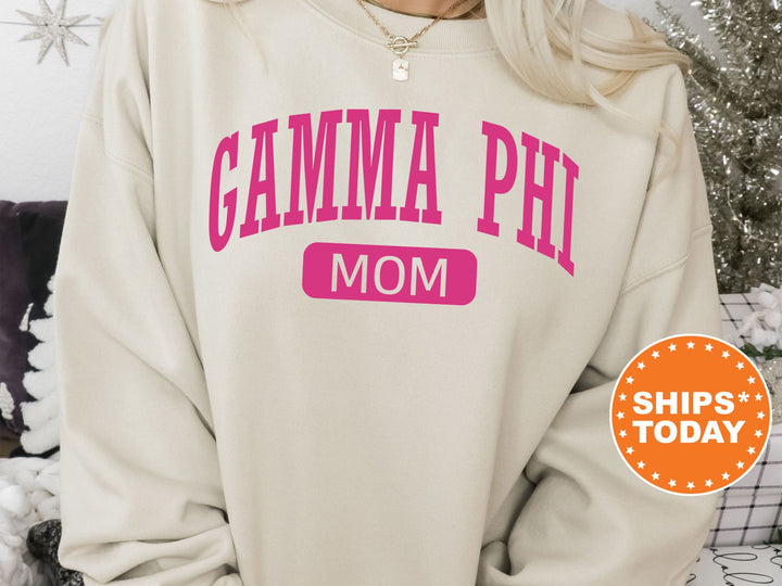 Gamma Phi Beta Proud Mom Sorority Sweatshirt | Gamma Phi Mom Sweatshirt | GPHI Sorority Gifts | Big Little Family | Gifts For Sorority Mom