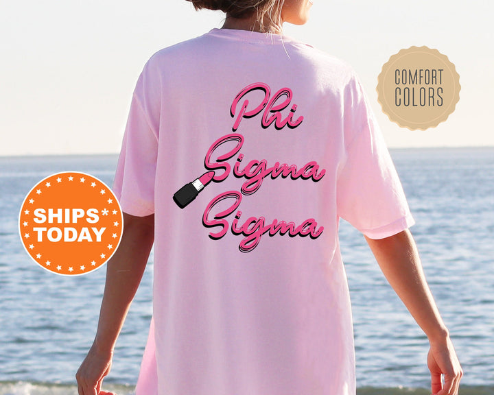 Phi Sigma Sigma Glamour Sorority T-Shirt | Phi Sig Comfort Colors Shirt | Big Little Shirt | Phi Sig Sorority Merch | Greek Apparel _ 13048g