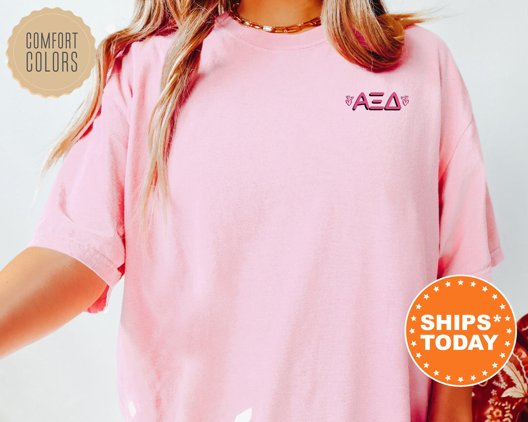 Alpha Xi Delta Glamour Sorority T-Shirt | AXID Comfort Colors Shirt | Big Little Shirt | Alpha Xi Sorority Merch | Greek Apparel _ 13037g