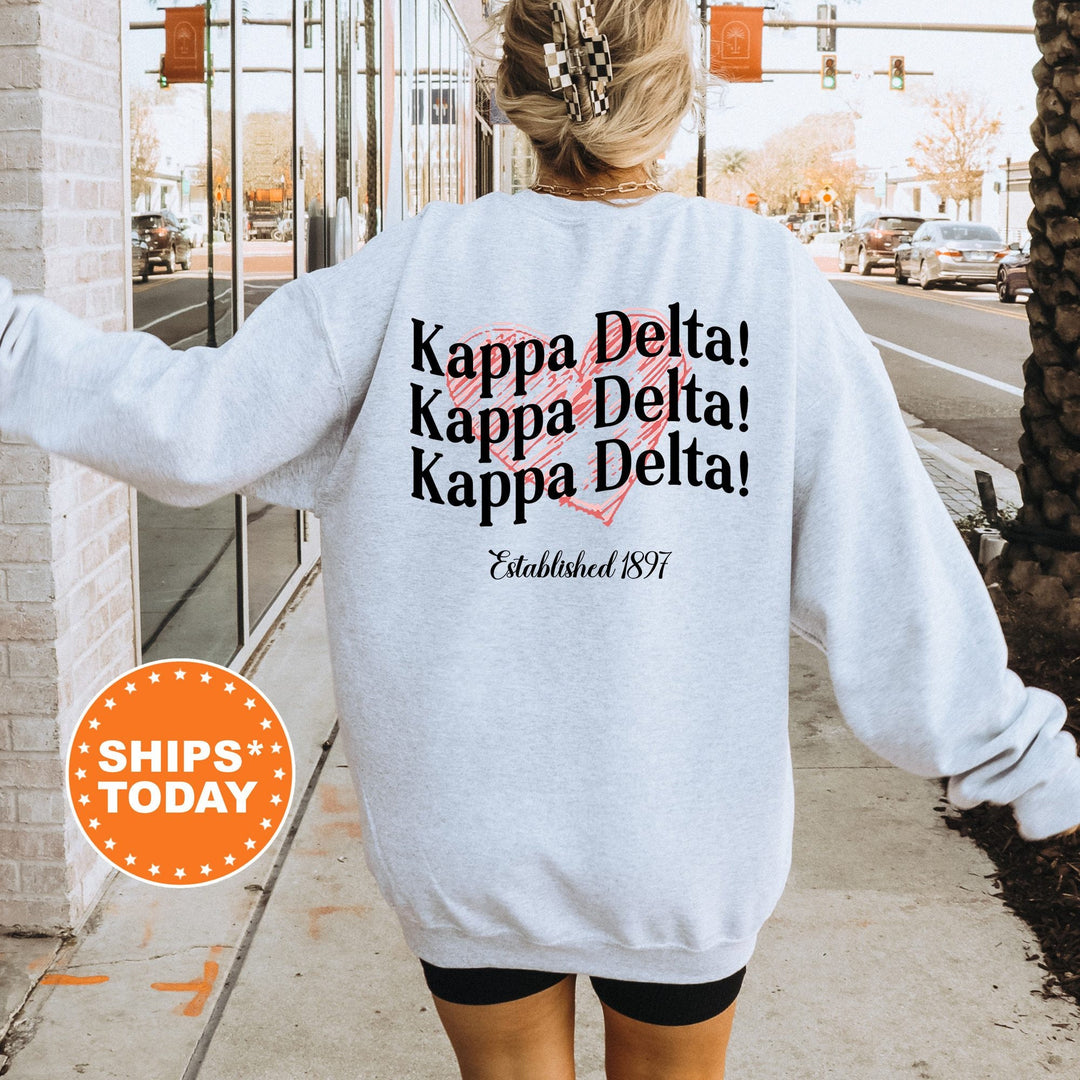 Kappa Delta Balloon Bliss Sorority Sweatshirt | Kappa Delta Sweatshirt | Kappa Delta Hoodie | Sorority Bid Day Gift | Kay Dee Merch