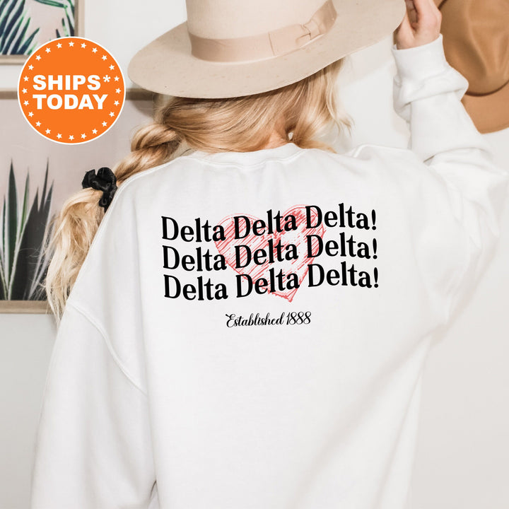 Delta Delta Delta Balloon Bliss Sorority Sweatshirt | Tri Delta Sweatshirt | Sorority Hoodie | Sorority Merch | Big Little Reveal